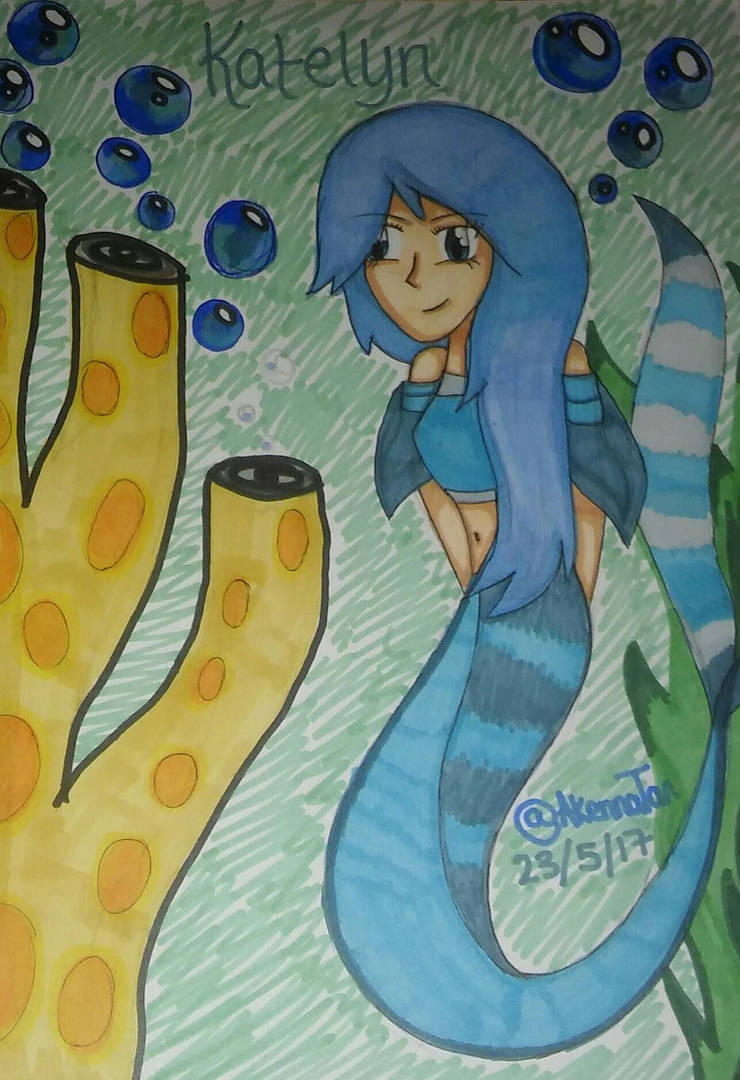 Aphmau Mermaid Katelyn by AkennaTan on DeviantArt