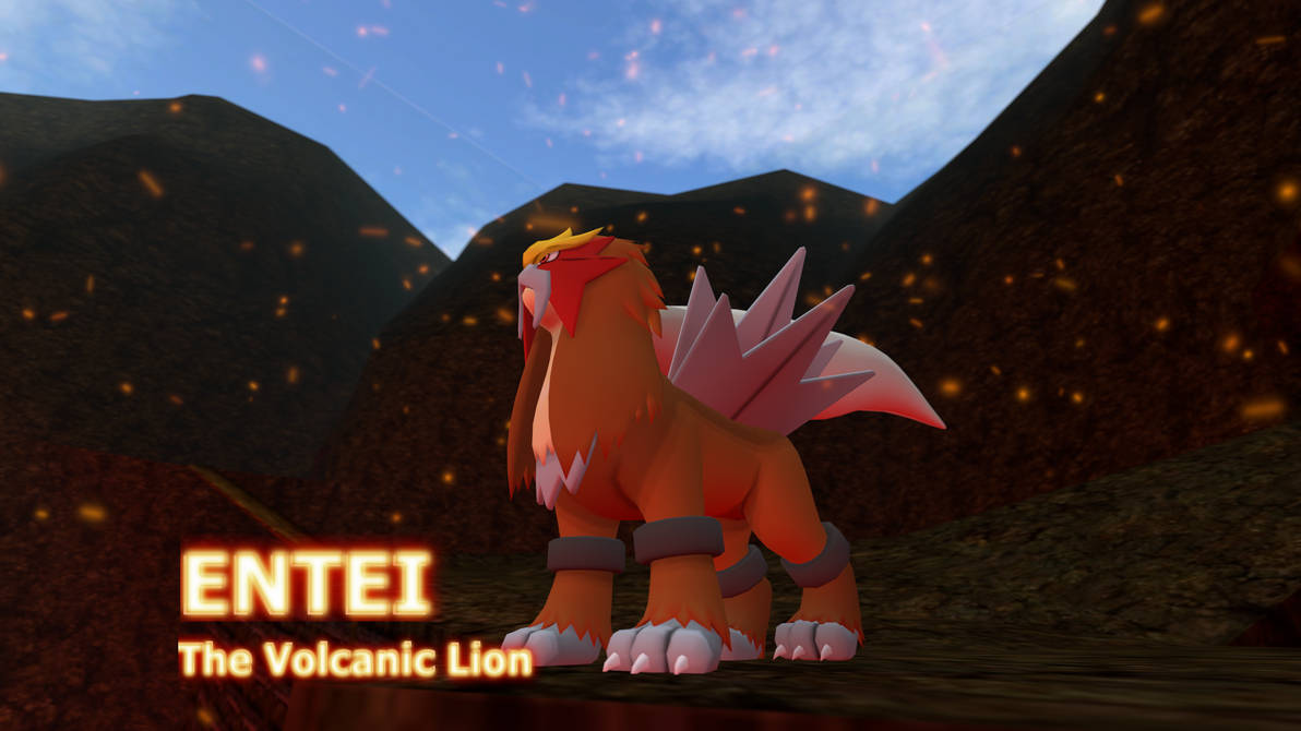 Entei by PhoenixAlaris on DeviantArt