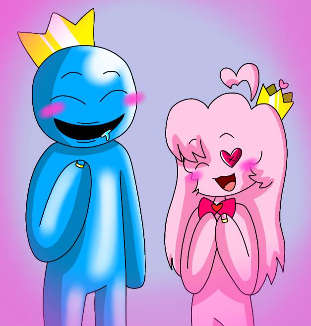 PINK X BLUE RAINBOW FRIENDS! by KatieLover1407 on DeviantArt