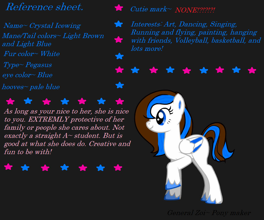 MLP reference sheet for me by Meerkatgirl1342 on DeviantArt