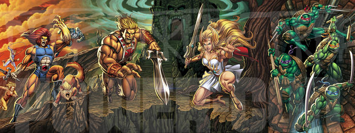 ThunderCats, He-Man, She-Ra, and TMNT