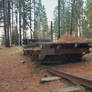 flatbed rail car