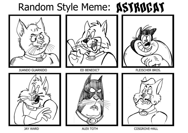 Random styles: AstroCat