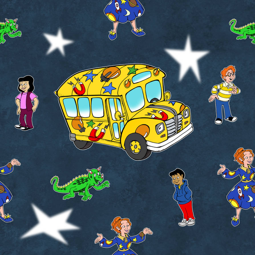 Magic School Bus pattern by Granitoons on DeviantArt