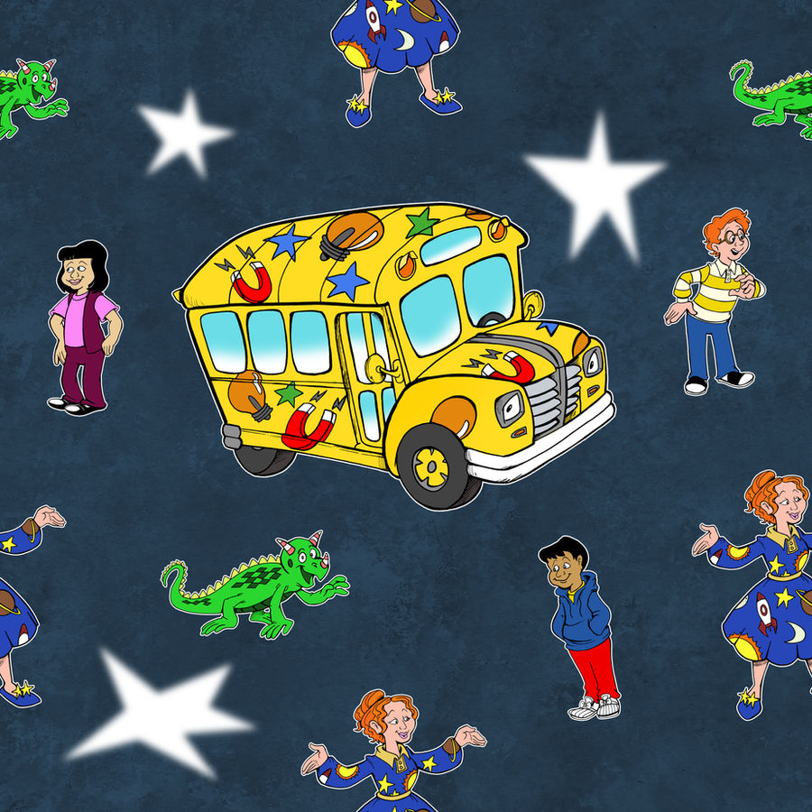 Magic School Bus Pattern By Granitoons On DeviantArt