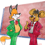 Commission: Fredrick Foxx and Morti Mouse