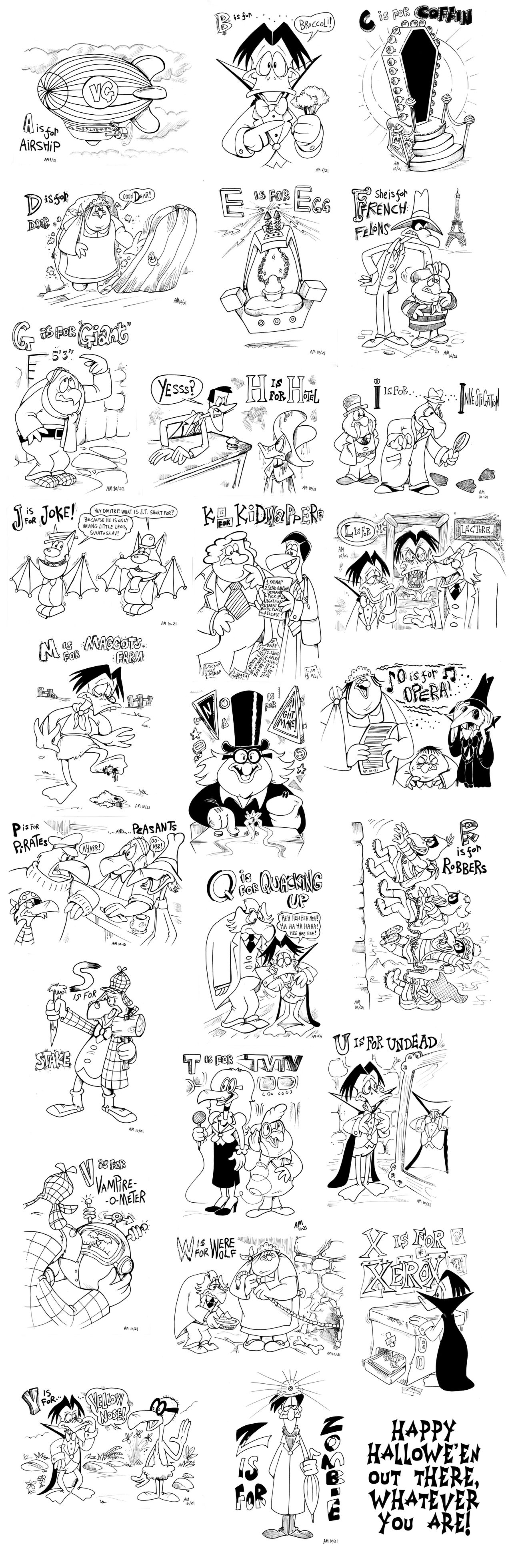 A-Z of Count Duckula by Granitoons on DeviantArt