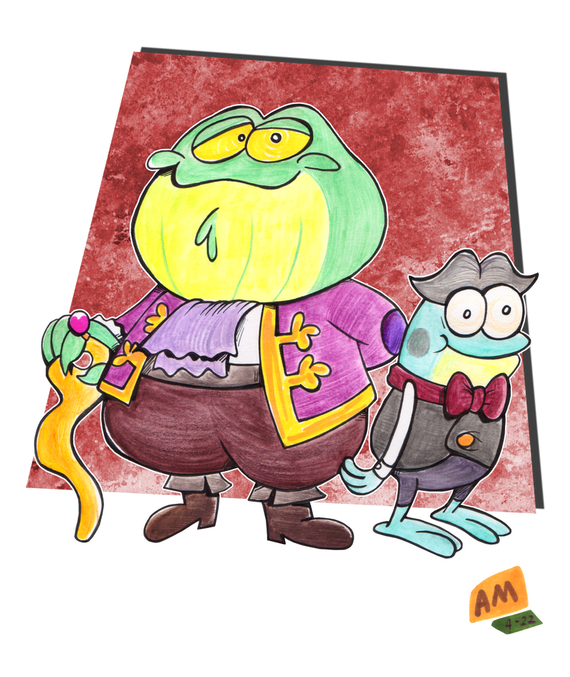 Toad Mayor Commission: Mayor Toadstool and Toadie by Granitoons on DeviantArt