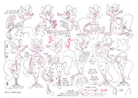 Miss Starlet model sheet