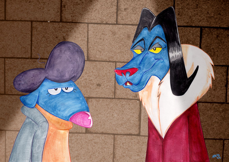 Slink and Swipe by Granitoons on DeviantArt