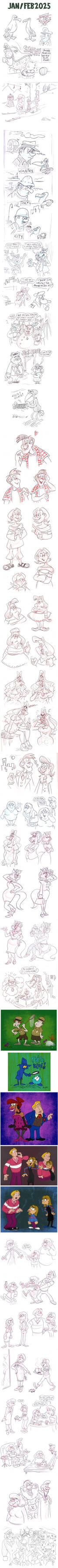 Jan Feb 2025 sketches