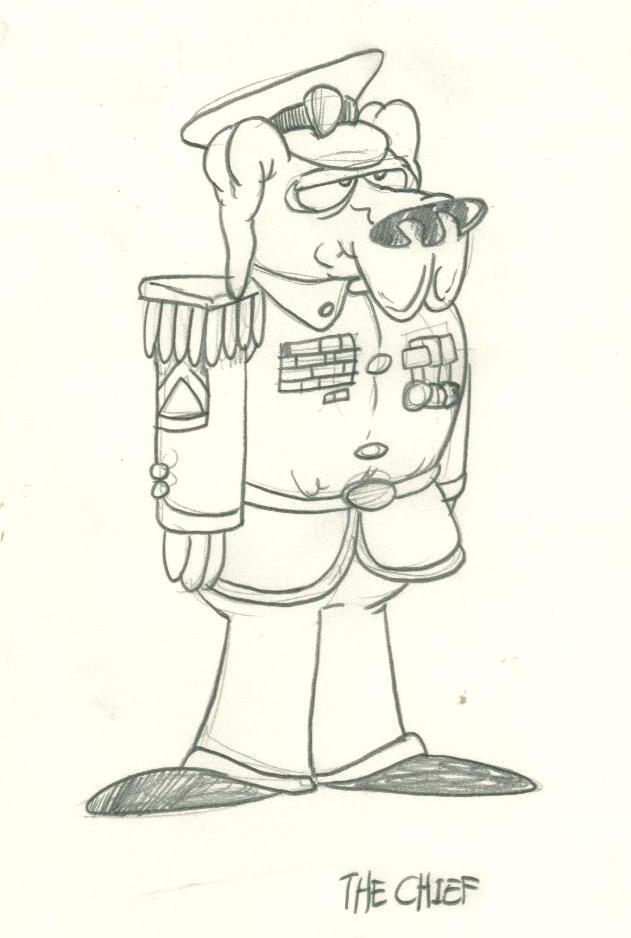 The Chief - pencil sketch by Granitoons on DeviantArt