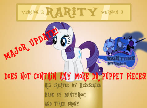Rarity V3 Puppet Rig By Kcizsckiee (RE-UPLOAD)