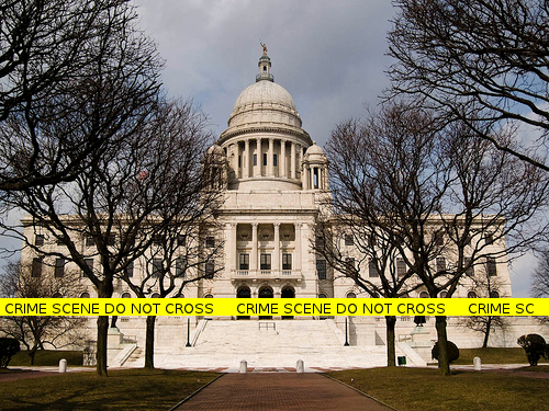 RI State Capitol CRIME SCENE