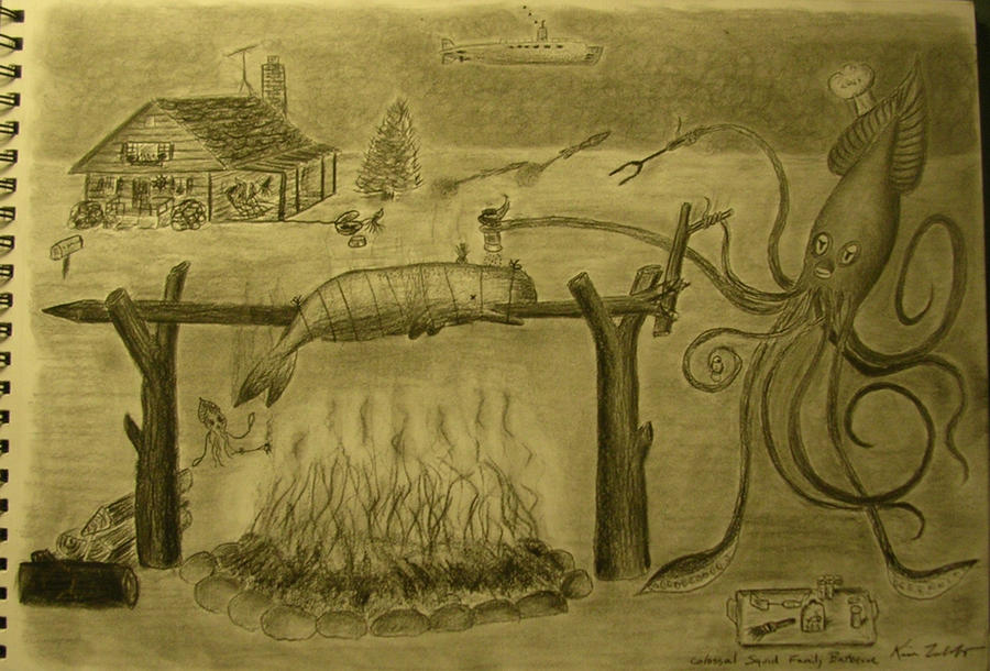 Colossal Squid Family Barbecue