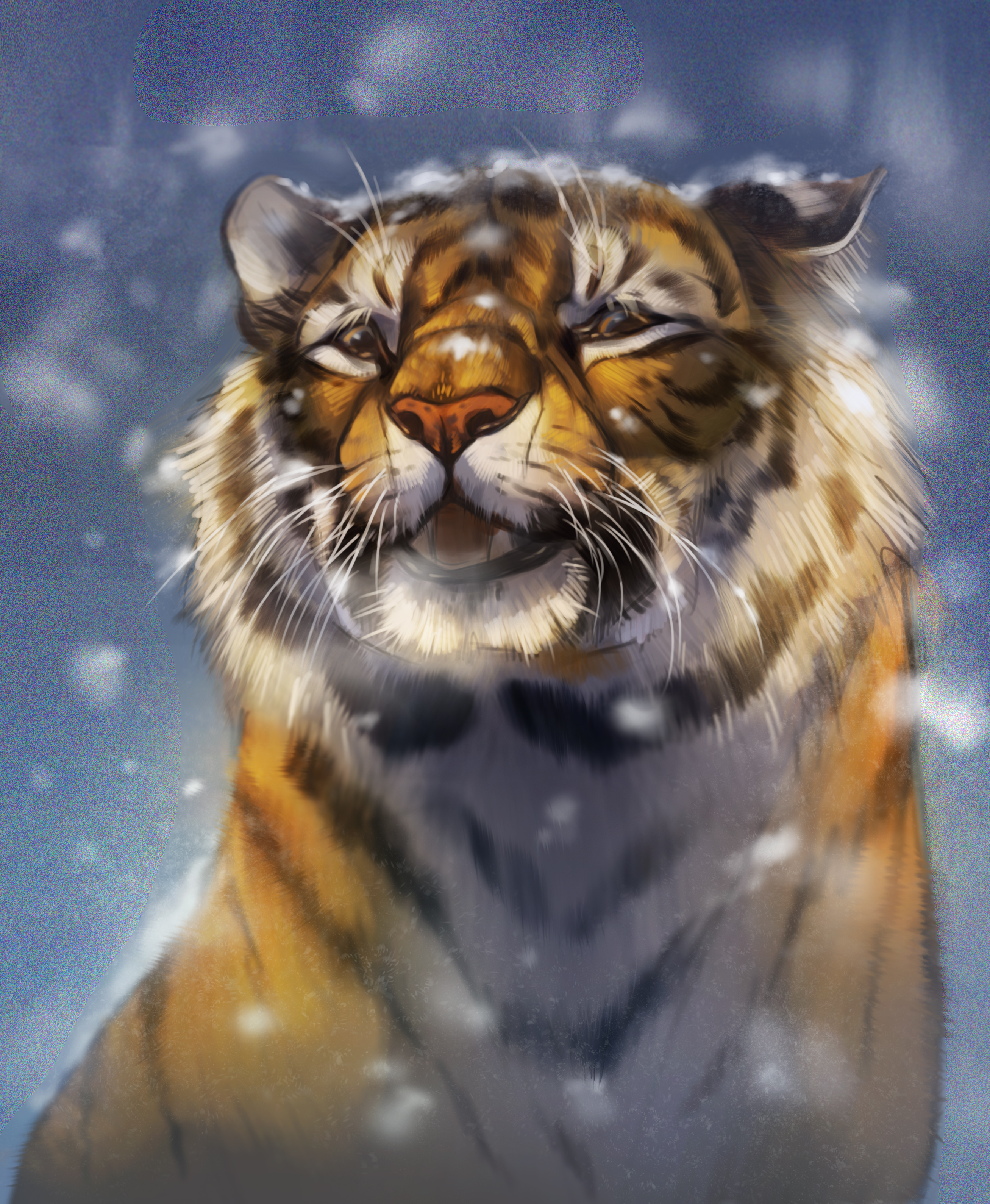 Snowy Tiger