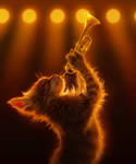 Trumpet Kitten