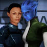 Ashley and Liara