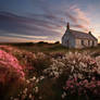 Small Stone House Lost In A Field