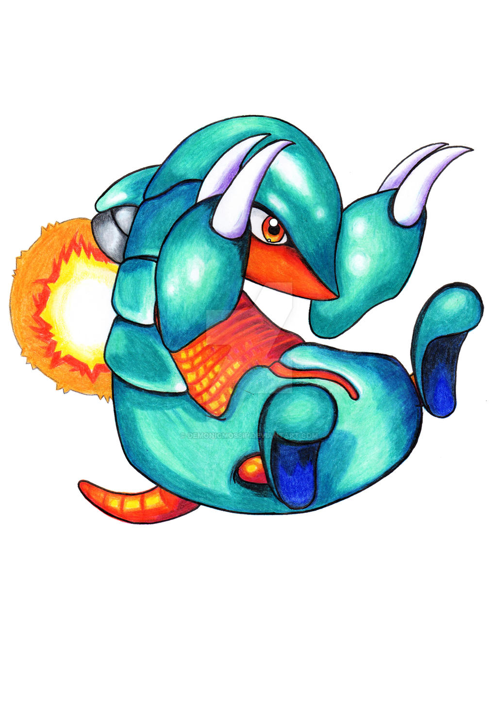 Ristar Boss Adahan The Mechanical Mole by demonicmossip on DeviantArt