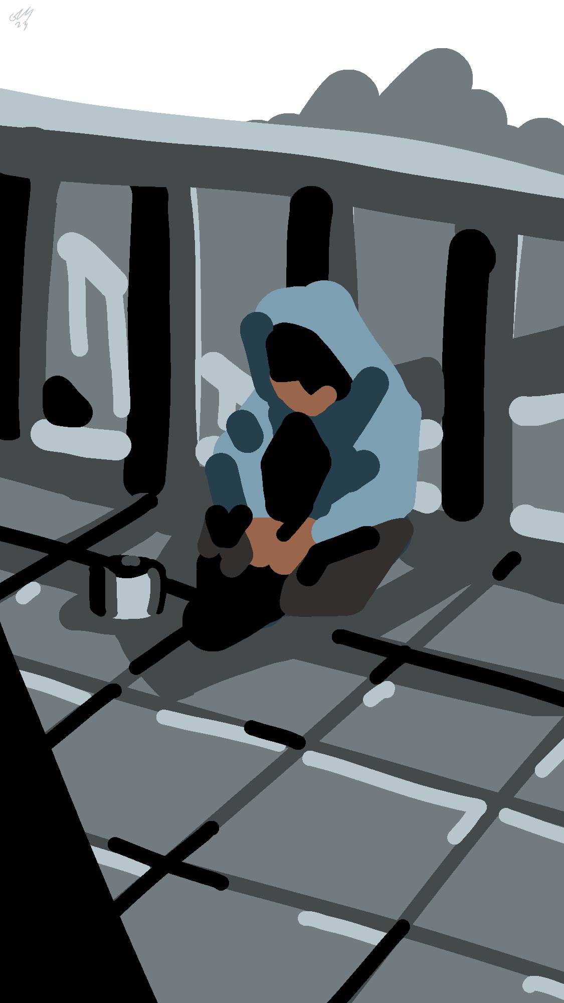 Bearded Homeless Deviantart A homeless by GrimScott7147 on DeviantArt