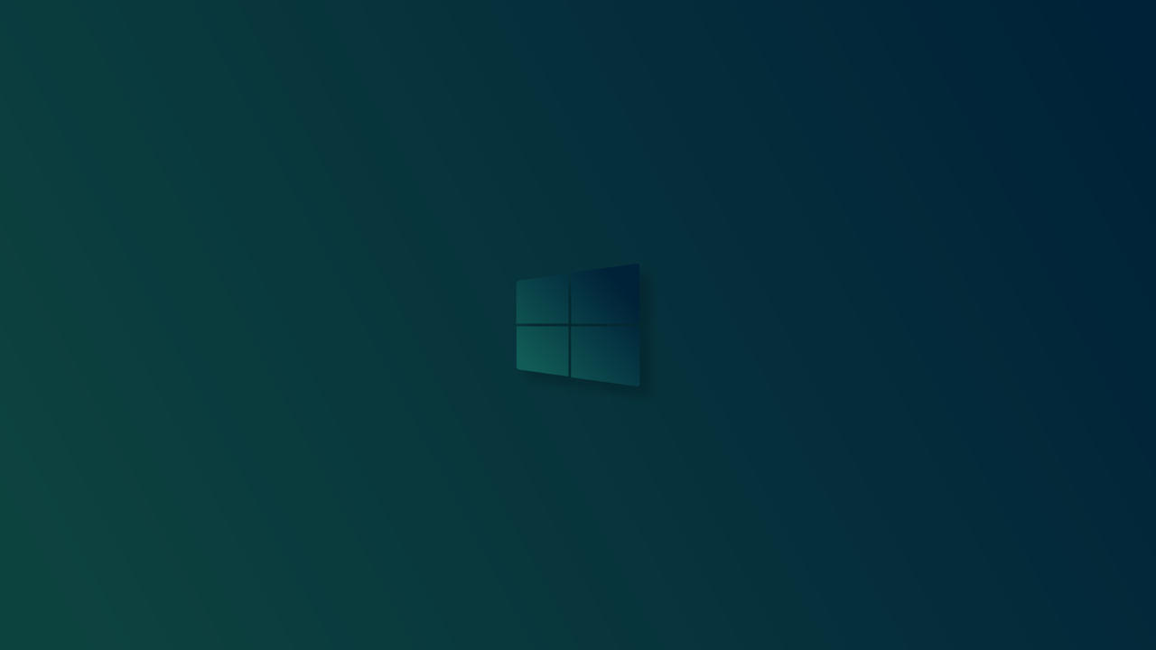Windows Wallpaper (Green-Blue) by HEXillustrations on DeviantArt