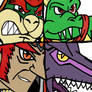 Bowser, King K. Rool, Ganondorf and Ridley