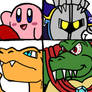 Kirby, Meta Knight, Charizard and King K. Rool