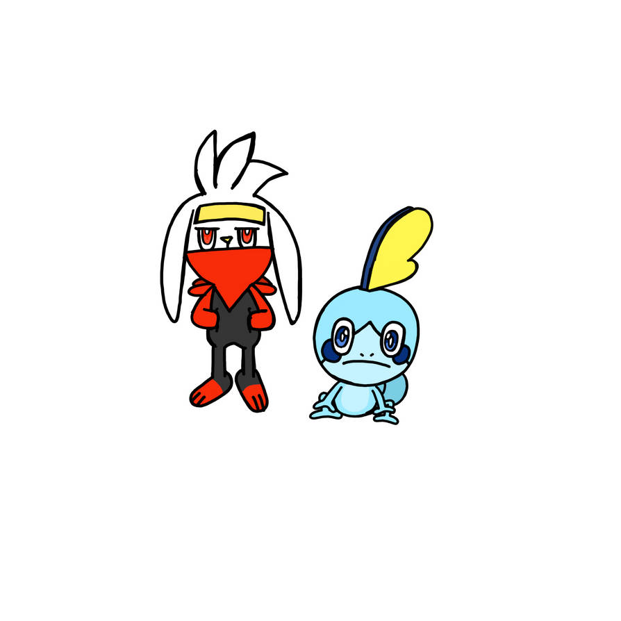 Sobble Raboot Raboot and Sobble by RobynHillZoneAct25 on DeviantArt