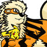 Arcanine and Pikachu