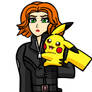 Pikachu and Black Widow