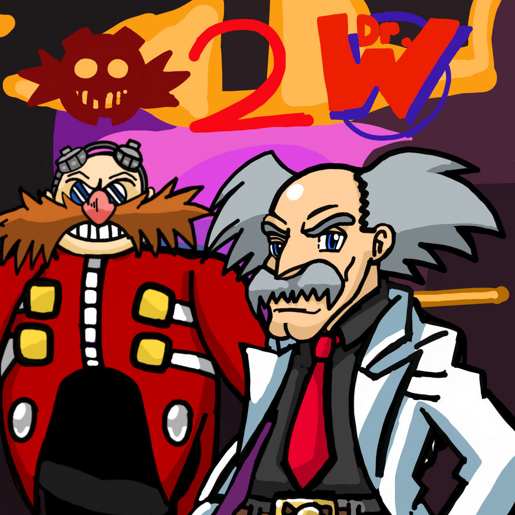 Dr. Eggman and Dr. Wily by RobynHillZoneAct25 on DeviantArt