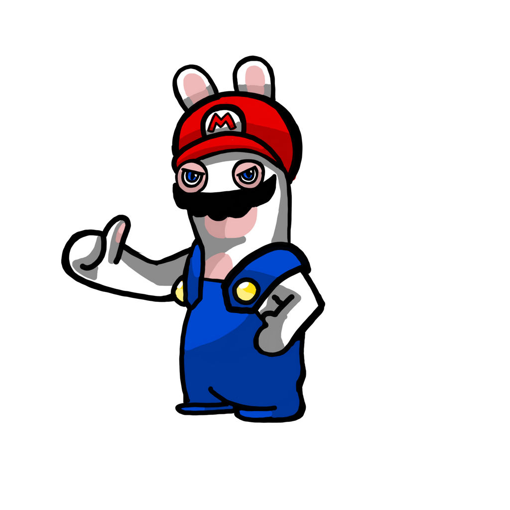 Mario Rabbids Human Rabbid Mario by RobynHillZone1994 on DeviantArt