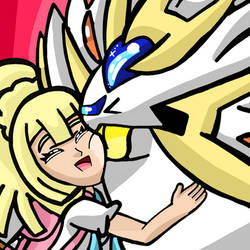 Lillie and Solgaleo by RobynHillZoneAct25