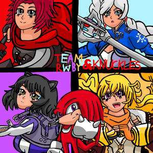 Team RWBY and Knuckles