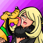 Cynthia and Pluto by RobynHillZoneAct25