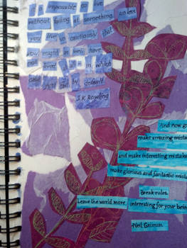 Art Journal Page 1- Graduation