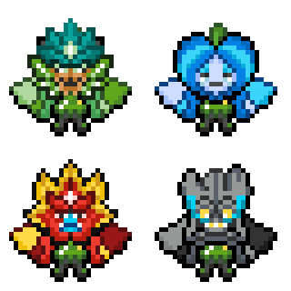 Comparison of Ogerpon masks by DarkusShadow on DeviantArt