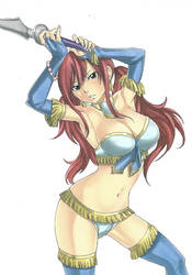 Erza - Bikini Fantasia Artbook Fairy Tail