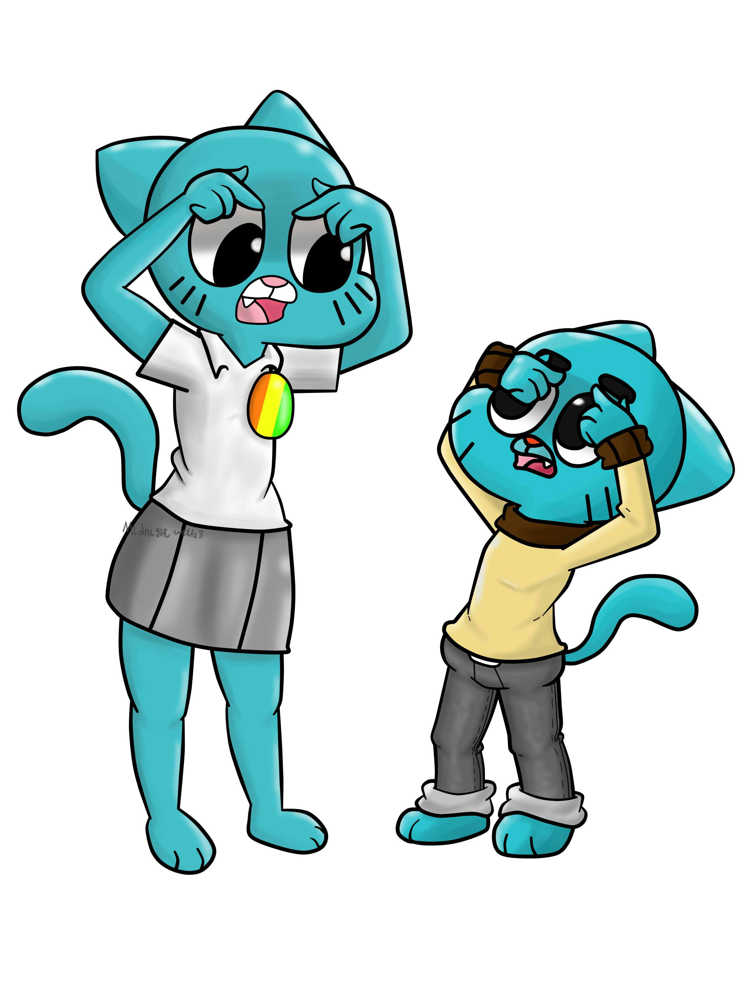 The Amazing World Of Gumball Gumball And Nicole the-amazing-world-of-gumball-gumball-and-nicole