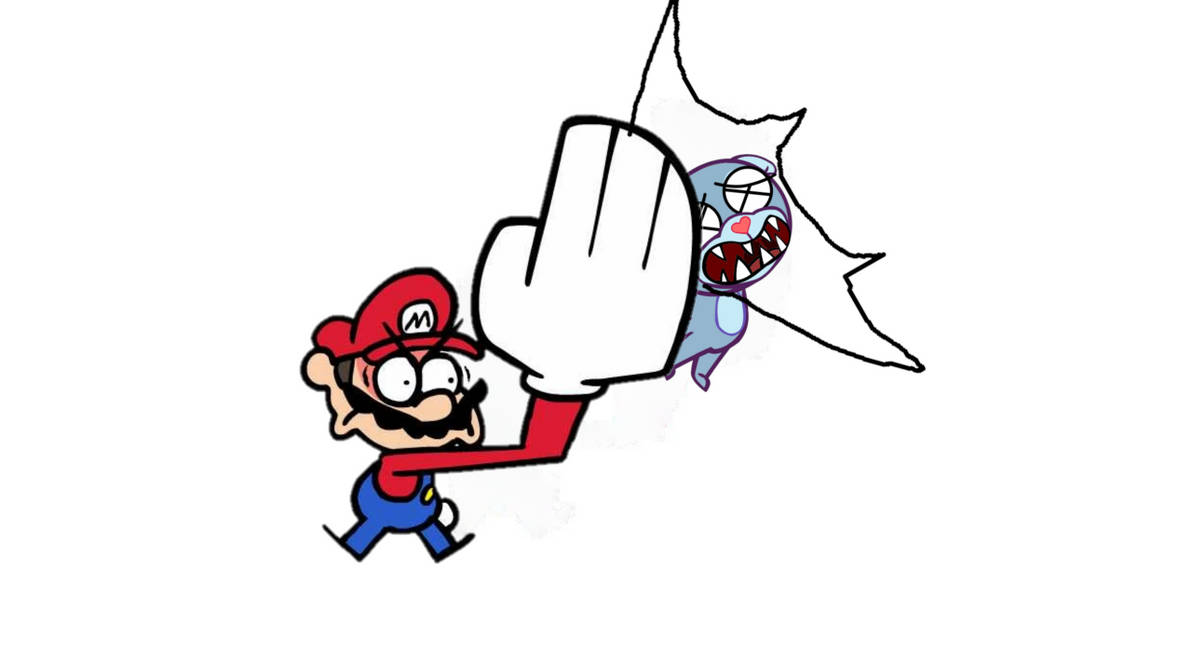 Mario Slapping Speedrunner Mario slaps Whistle by AngryPaddler on DeviantArt