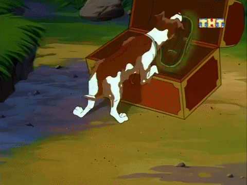 The Mask Milo Transformation gif