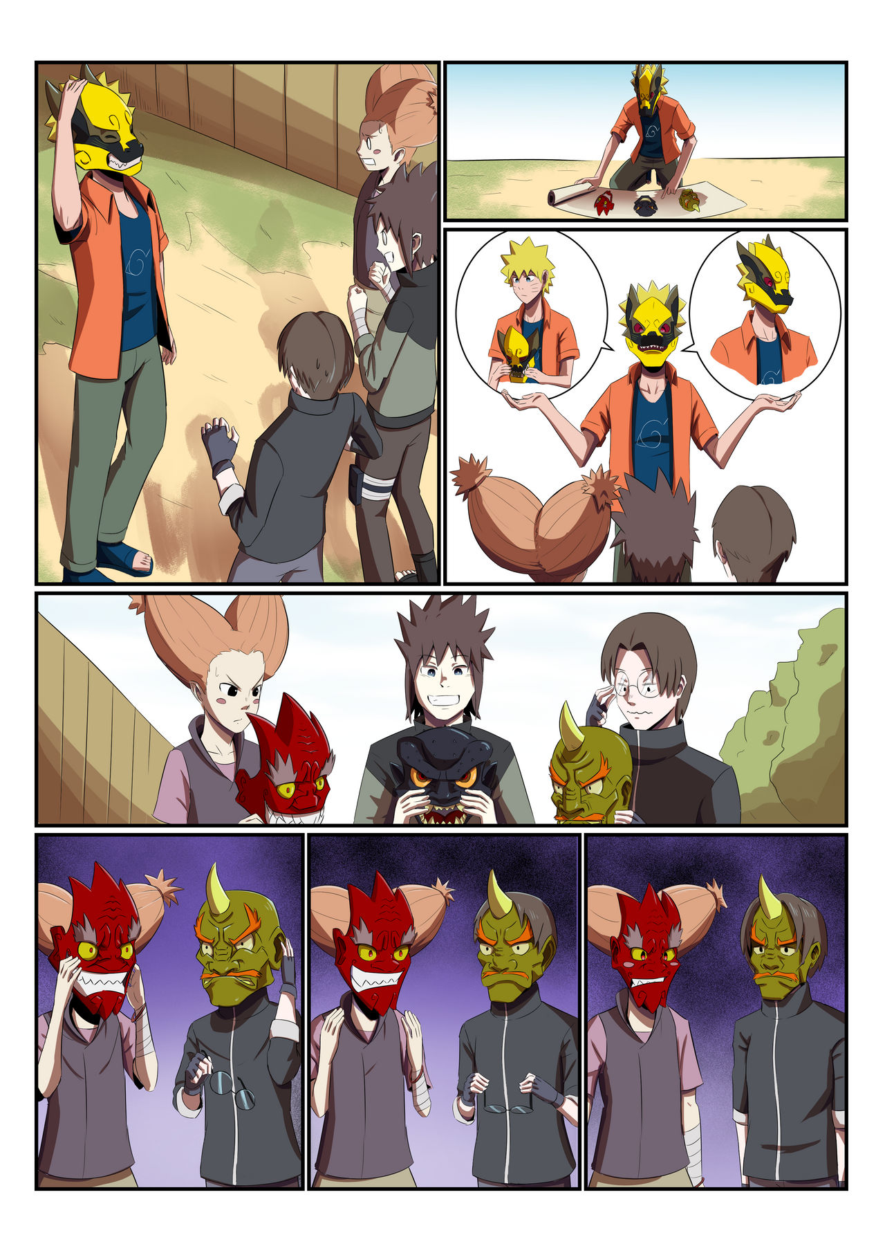 Naruto Shippuden Oni Masks 07