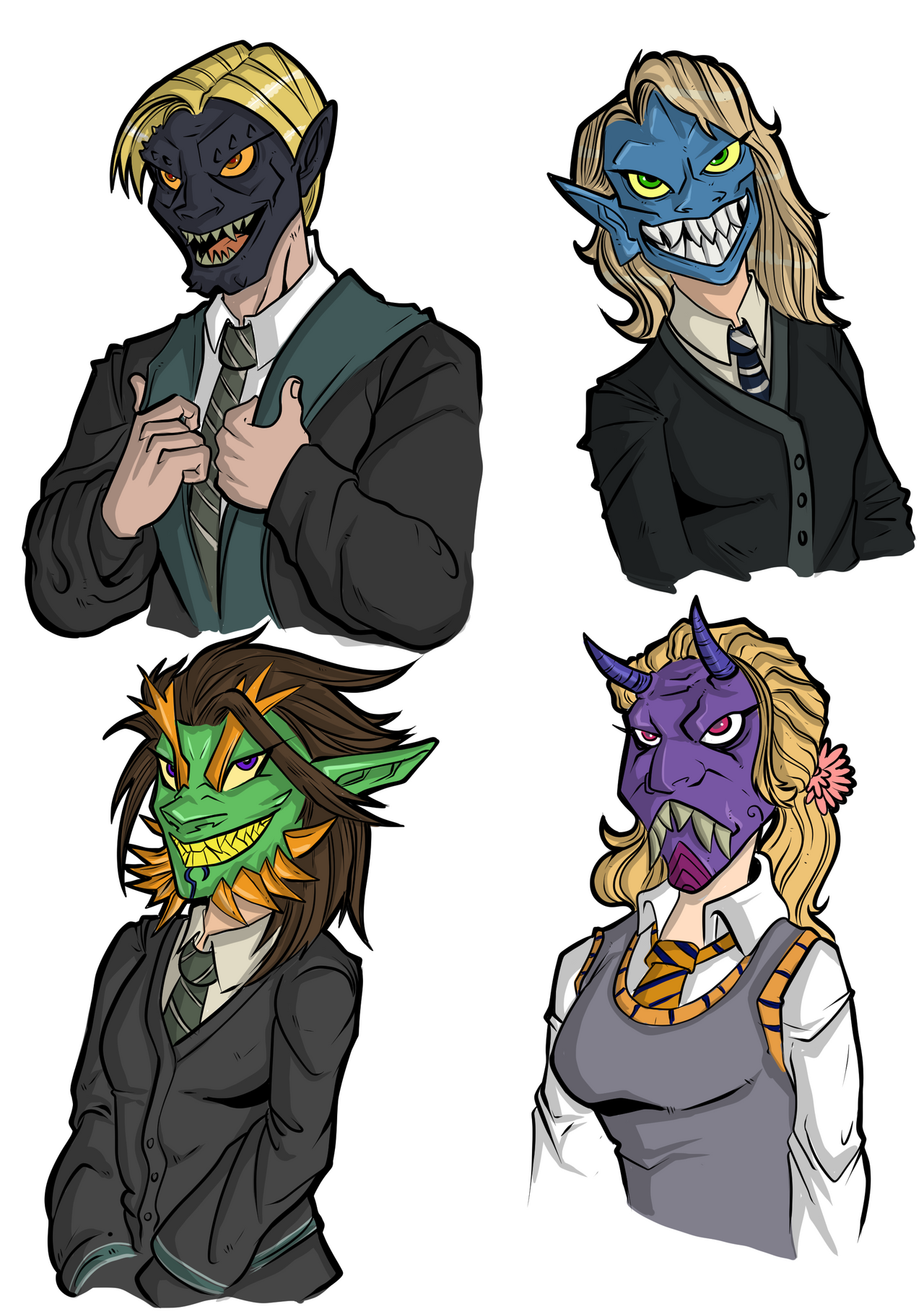 Hogwarts Oni Mask Pack 2
