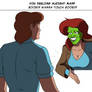 Masked Peggy trying to help
