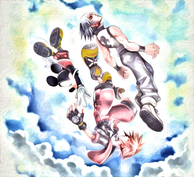 Kh Background Deviantart KH 3D Front cover by TheGoldenKeyblade on DeviantArt