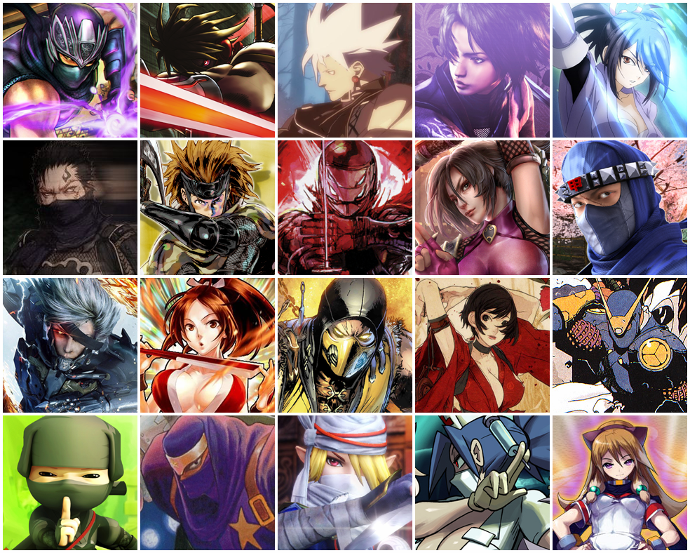 My Top 20 Ninjas in Games.