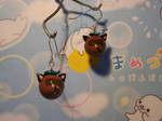 Tanuki Earrings by littlemooglet