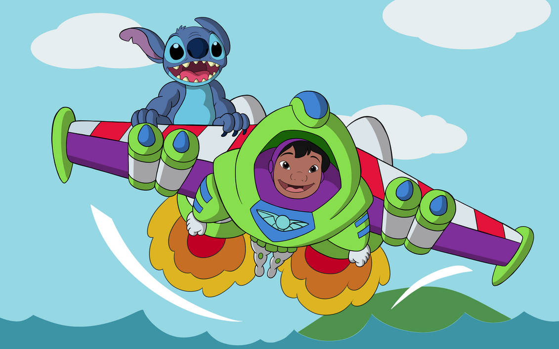Part 4 Lilo and Stitch Flying Across The Ocean by TAnimation777 on ...