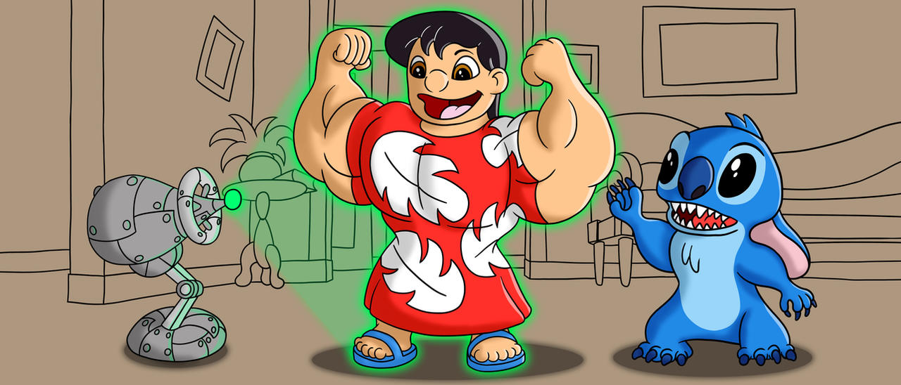 Buff Lilo Lilo and Stitch Growth Ray by TAnimation777 on DeviantArt